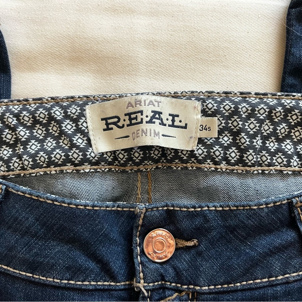 Ariat REAL Perfect Rise Rosa Bootcut Jeans 34 - Picture 5 of 5